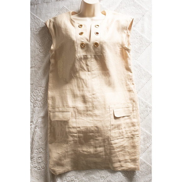 J. Crew Cream Midi Dress - Picture 2 of 11